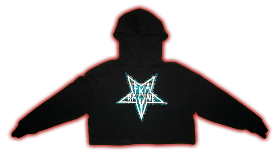 XS star patch hoodie